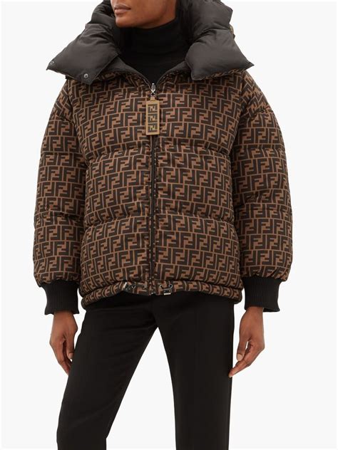 ladies fendi puffer jacket|Fendi puffer jacket cost.